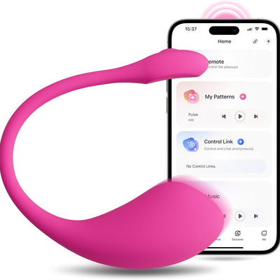 LOVENSE Lush 2 Remote Vibrator with App, Long Distance Remote Controlled G-spot Stimulator Egg Vibrators Bluetooth Adult Sex Toys & Games Powerful Vibrations for Women Couples Discreet Pleasure