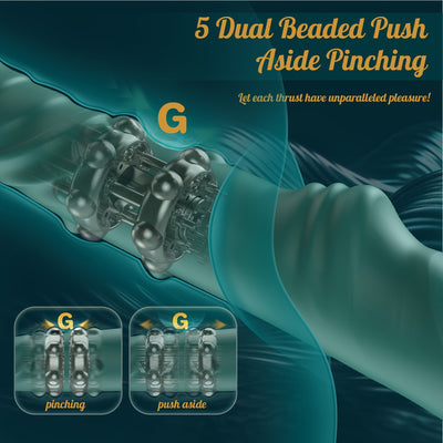Thrusting Dildo Vibrator, Realistic Dildos With Beaded Push Aside & Pinching, Female Vibrators With Deep Thrust, Sex Toys For Women, G Spot Vagina Massage, Vibrating Anal Plugs Butt Clitoris Stimulator, Adult Product Supplies