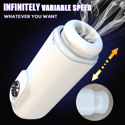 อัตโนมัติ Thrusting Telescopic Masturbators สำหรับผู้ชาย Penis กระตุ้นอมควย Soft ช่องคลอดถ้วยหีเซ็กซ์ทอยสำหรับชาย