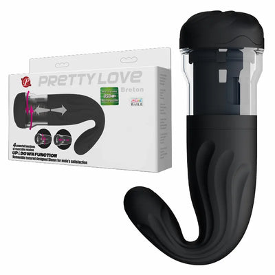 New Pretty Love Recharge Male Automatic Masturbator, Rotation & Retractable Vibrator For Men Masturbador Sex Toys Adult Products