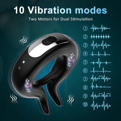รีโมทคอนโทรลไร้สาย Penis Vibrator แหวนสำหรับชาย Delay Ejaculation Vibrating Cock แหวนชาย Masturbator เซ็กซ์ทอยสำหรับผู้ใหญ่18