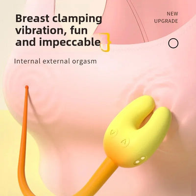 Nipple Vibrator for Women Breast Massage Nipple Clamp Enhancer Nipple Sucking Stimulator Sex Toys Couples Female Adult Toys