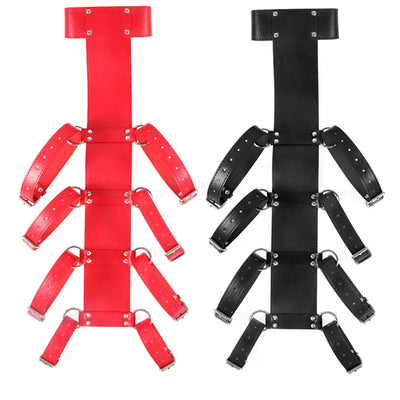 Behind Hadncuffs Collar BDSM Bondage Restraints Slave Armbinder Fetish Harness Erotic Sex Belt Erotic Products For Adult SM Game