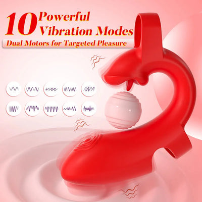 2in1 Wear Finger Vibrator Clitoral G Spot Trigger Stimulator 10 Speed Vaginal Massager Masturbation Sex Toy For women Adult 18