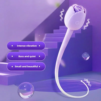 Rose Sucking Sex Toys Dildo Vibrator for Women 3in1 Thrusting G Spot Anal Vibrators Stimulator Female Vibrating Adult Toys