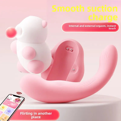 Bear Sucker Clitoris Sucking Vibrator Female Clit Nipple Oral Vacuum Stimulator Massager Sex Toys Adults Goods for Women