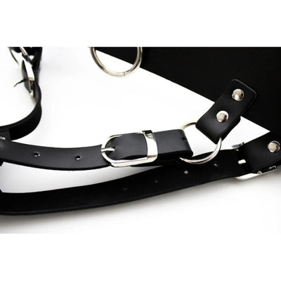 Women Chastity Pants Sexy Lingerie Panties Harness Leather Thong Underwear Bdsm Bondage Restraint Erotic Sex Toys for Women
