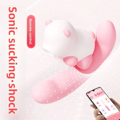 Bear Sucker Clitoris Sucking Vibrator Female Clit Nipple Oral Vacuum Stimulator Massager Sex Toys Adults Goods for Women