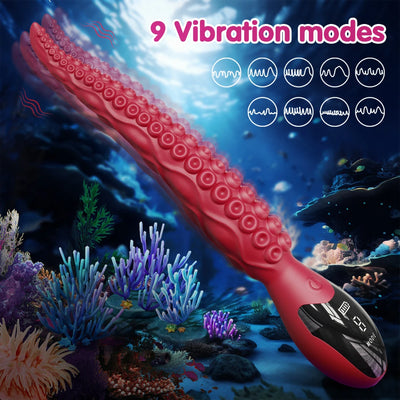 New Style Octopus Dildo Vibrator Nipple Clitoris Stimulator Unique Dildo Vagina Vibrator Female Masturbation Sexy Adult Female
