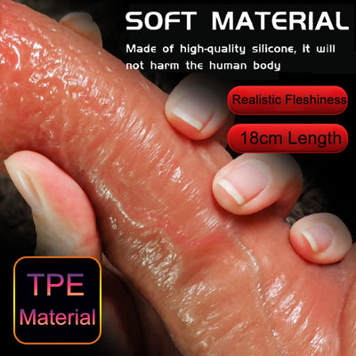Thrusting การควบคุมระยะไกล Dildo Vibrator สมจริงอวัยวะเพศชายเกย์ถ้วย Masturbator คู่ Big Dick สำหรับผู้หญิงเซ็กซ์ทอย
