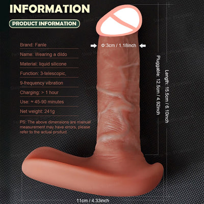 รีโมทคอนโทรล Thrusting จริงซิลิโคน Dildo Vibrators สำหรับผู้ใหญ่ผู้หญิง Telescopic อวัยวะเพศชายหญิงช่องคลอด Masturbator เพศของเล่น