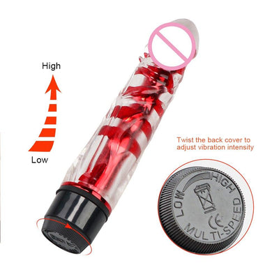 Multi-Speed Dildo Vibrator Waterproof Clitoral Vibrator Penis Vibrator Adult Sex Toy Female Vibrator Anal
