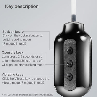 7 Modes Strong Suck Machine Oral Sex Male Masturbator Electric Deep Throat Clip Suction Blowjob Vibrating Pussy Sex Toys for Men