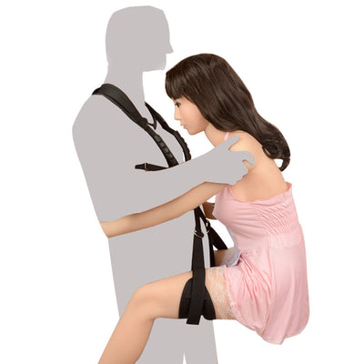 Adult Couple Sex Love Door Swing Creative Flirting Toy Hanging Bondage Straps Easy Access Portable Thigh Restraint Sling