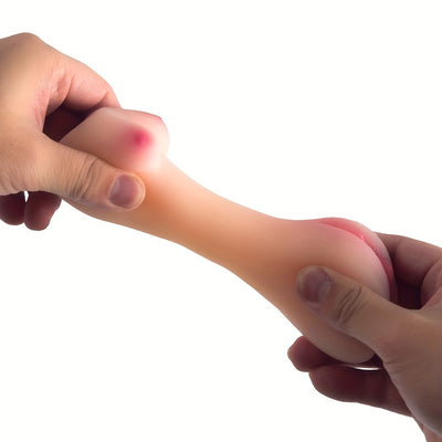 Pocket Pussy Male Masturbator 3D Realistic Textured Vagina And Tight Anus Pleasure Sex Toys For Men Oral Sex Self Pleasure Stroker Silica Gel Vacuum Suction Sex Doll