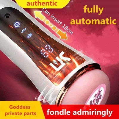 18 + ชาย Masturbator อวัยวะเพศชายปั๊ม Vibrator ผู้ใหญ่ความอดทนการออกกำลังกายช่องคลอดประดิษฐ์10ความเร็วอวัยวะเพศชาย Delay Trainer เซ็กซ์ทอยสำหรับ Me