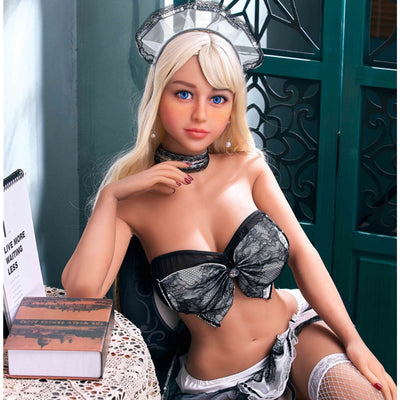 TH Stock - Irontechdoll Margaret 154cm Full TPE Blonde Sex Doll NO.1051