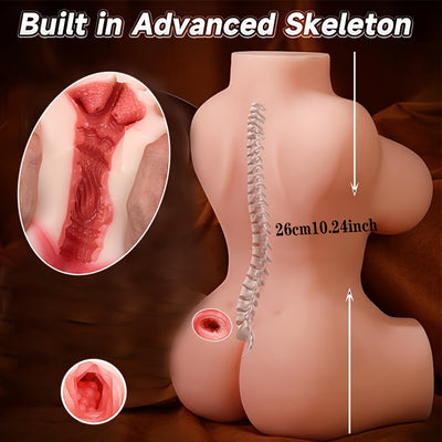 7KG Sex Doll, Male Masturbation Doll, 3-in-1 Female Torso Doll, Large Chest, Buttocks, And Genitals, Full-size Adult Doll Sex Toy, Suitable For Male Orgasm, Realistic Male Masturbator Pocket, Genitals, Male Sex Toy, Suitable For Men