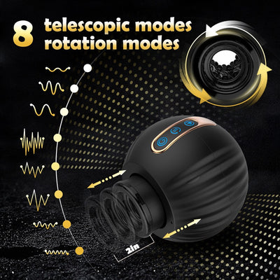 เครื่องสำเร็จความใคร่ด้วยตัวเองแบบหมุนได้อัตโนมัติสำหรับผู้ชายเครื่องเซ็กซ์ทอยสินค้าสำหรับผู้ใหญ่