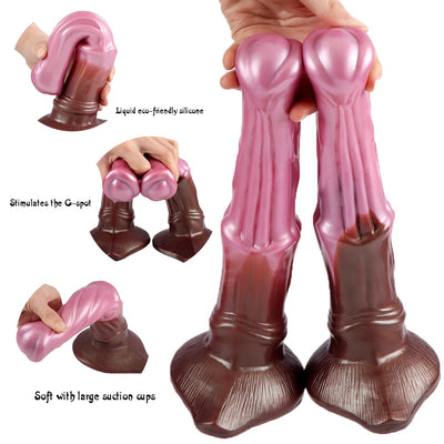 ดิลโด้ซิลิโคนรูปม้ายักษ์แบบนิ่มสำหรับขยายทวารหนักที่เสียบตูดสำหรับเซ็กซ์ทอยผู้ชายและหญิงช่วยตัวเองอวัยวะเพศชายอวัยวะเพศชายใหญ่ร้านเซ็กซ์18 +