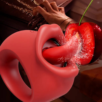 ไวเบรเตอร์สำหรับผู้หญิงเครื่องสั่นแบบแกว่งที่ดูดลิ้นแบบคลิตอริสที่เซ็กซ์ทอยกระตุ้นหัวนมปากสำหรับผู้ใหญ่เพศหญิง