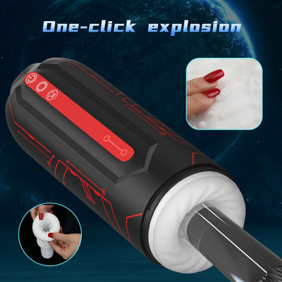 เซ็กซ์ทอยดูดสุญญากาศสำหรับผู้ชายระบบอัตโนมัติระบบสั่นอัจฉริยะสำหรับผู้ชายมีระบบสำเร็จความใคร่กันน้ำ