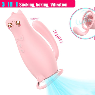 ไวเบรเตอร์กัดลิ้นดอกกุหลาบของเล่นไวเบรเตอร์สำหรับดูดช่องคลอดอุปกรณ์กระตุ้นคลิตอริสของเซ็กซ์ทอยสินค้าที่ใกล้ชิดสำหรับผู้หญิง