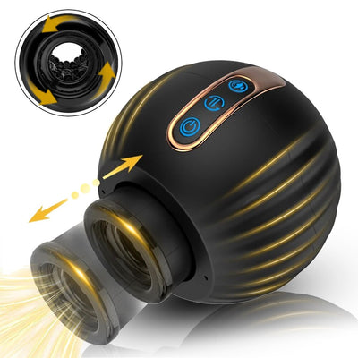 เครื่องสำเร็จความใคร่ด้วยตัวเองแบบหมุนได้อัตโนมัติสำหรับผู้ชายเครื่องเซ็กซ์ทอยสินค้าสำหรับผู้ใหญ่