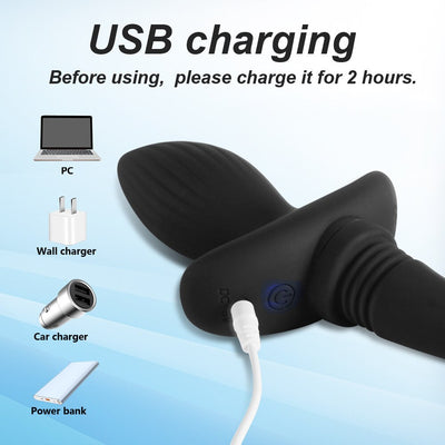 ดิลโด้ไวเบรเตอร์สำหรับผู้หญิงเครื่องสั่นทรงหางสุนัขเครื่องขยายทวารหนักตัวจีสปอตเซ็กซ์ทอยอุปกรณ์เสริมเกี่ยวกับกามสำหรับคู่รัก BDSM