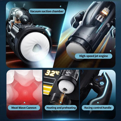 เครื่องสำเร็จความใคร่อัตโนมัติสำหรับผู้ชายเครื่องสำเร็จความใคร่ด้วยตนเอง thrusting-Pro ความเร็วสูงเครื่องเซ็กซ์ทอย