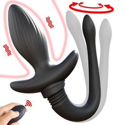ดิลโด้ไวเบรเตอร์สำหรับผู้หญิงเครื่องสั่นทรงหางสุนัขเครื่องขยายทวารหนักตัวจีสปอตเซ็กซ์ทอยอุปกรณ์เสริมเกี่ยวกับกามสำหรับคู่รัก BDSM
