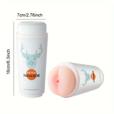 Male Masturbators - Waterproof, Latex-Free Tpe, Manual Pocket Pussy With 3 Realistic Textures For Enhanced Pleasure Male Mastuŕbation Toys Sex Toy For Men Masturbating