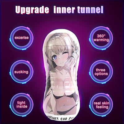 Male Masturbation Cup Men's Sex Toys, Men's Masturbation Oral Intercourse Stroke Sleeve Stimulator, Portable Toys For Penis Stimulation