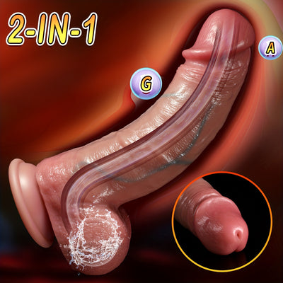 Realistic Squirt Dildo Big Silicone Dick Anal Vagina Penetration Prostate Masturbation Toy Satisfyer Sex Toys for Women Men