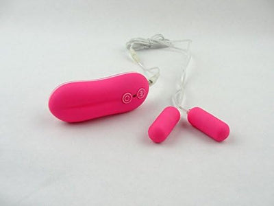 Happy Twin Vibrating Bullets, 10 Speed Fully Waterproof Clit Vibrator Sex Toys, Egg Vibrators, Sex Toys for Woman, Sex Products