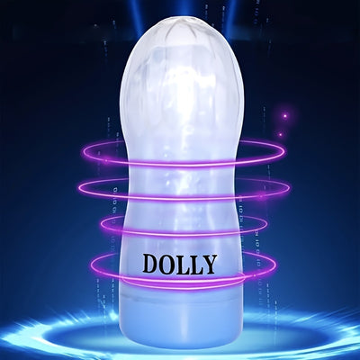 Male Masturbation Cup Massage Sleeve Sex Toy Portable Crystal Vaginal Mouth Sleeve Transparent Vaginal Easy To Clean Transparent Vaginal Male Sex Toys