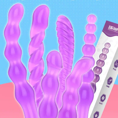 5 Styles Anal Beads Soft Prostate Massage Anal Plug Anal Sex Toys For Women Masturbator