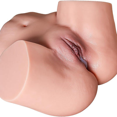 10Kg Life Size Sex Doll for Men Realistic Skin Texture Soft Female Big Ass & Pussy, Male Adult Sex Toys with 2 Hole Deeper Vagina & Tight Anal, Masturbator Butt with Torso Love Dolls for Orgasm.