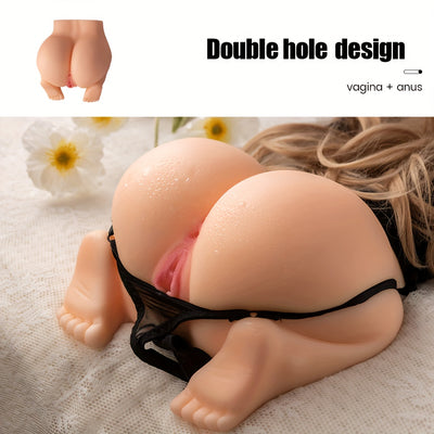 2KG Male Masturbator 3D Realistic Female Torso Big Ass Doll TPR Material With Tight Vagina And Anus For Male Pleasure Adult Male Sex Toys