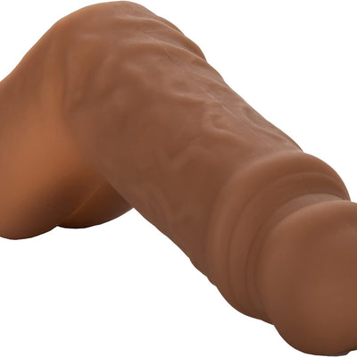 CalExotics Packer Gear STP Packer – Realistic Prosthetic Stand To Pee Strap On Sex - Trans Transitioning FTM Adult Female To Male - Brown