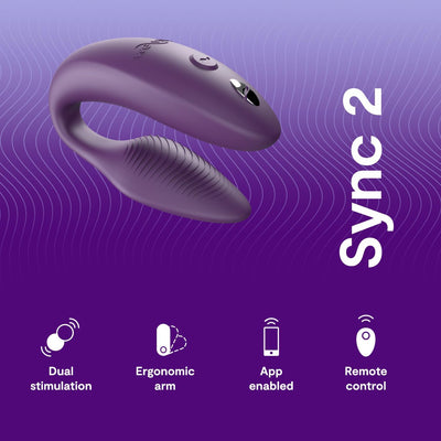 We-Vibe Sync 2 Couples Vibrator Wearable Remote Control Vibrating Adult Sex Toy