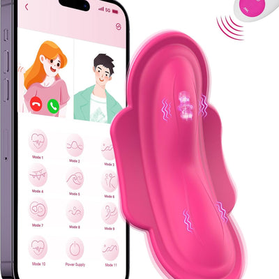 Wearable Panty APP Remote Control Vibrators Adult Sex Toys for Women or Couples, Clitoral Mini Egg Bullet Butterfly Vibrator Rose Toy, G Spot Dildo Vagina Stimulator with Tongue Licking Sex Machine