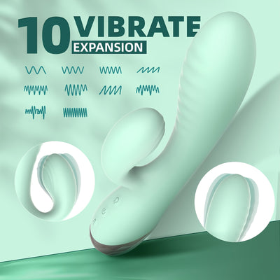 10 Frequency Vibration + Inflatable Vibration Stick, G-spot Vibrator, Inflatable Fit Massage Vaginal, Vibration Stimulation G-spot, Fresh Colors, Adult Sex Toys, Stimulation Vibration Stick Massage Stick For Couples, Couples Flirting