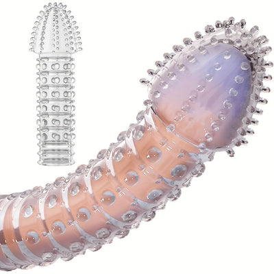 Penis Ring Crystal Penis Sleeve Lock Sperm Resistance Adult Supplies