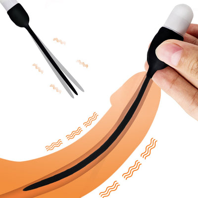 7โหมด Urethral Vibrator Horse Eye Stick Catheter อวัยวะเพศชาย Plug เพศของเล่นสำหรับผู้ชาย Vibrating Urethral ปลั๊กอวัยวะเพศชายใส่ Dilator