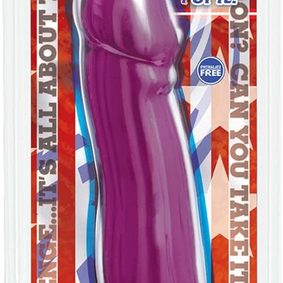 DOC JOHNSON - The Great American Challenge, Classic Adult Toy, O Ring Harness Compatible, Lifelike and Realistic Adult Toy for Women, Men, Experienced Adult Couples, Body Safe, Easy to Use (Purple)