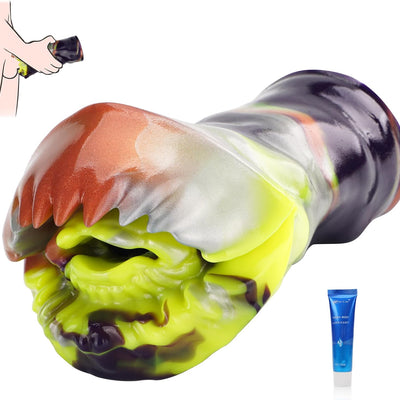 Sex Toys Male Masturbation Cup for Men - Colorful Mens Masturbators Stroker Monster-Like Shape, Realistic Vagina Textured Structure Masterburbater, Perfect for Gay Men Penis Glans Training & Blowjob