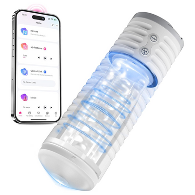 LOVENSE Max 2 Male Masturbator Sex Toys, Automatic Vibration Sex Machine Pocket Pussy with 360 Degree Contractions, Male Stroker Sucking Toys, 3D Realistic Pussy Pocket for Men's Oral Sex Toy