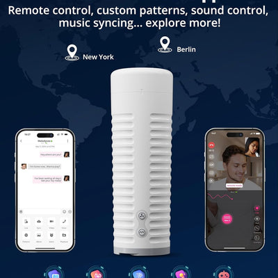 LOVENSE Max 2 Male Masturbator Sex Toys, Automatic Vibration Sex Machine Pocket Pussy with 360 Degree Contractions, Male Stroker Sucking Toys, 3D Realistic Pussy Pocket for Men's Oral Sex Toy