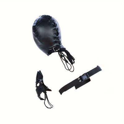 Adult Sex Restraints Toys Mask Paws Gloves Neck Collar BDSM Role Play Training Bondage Set